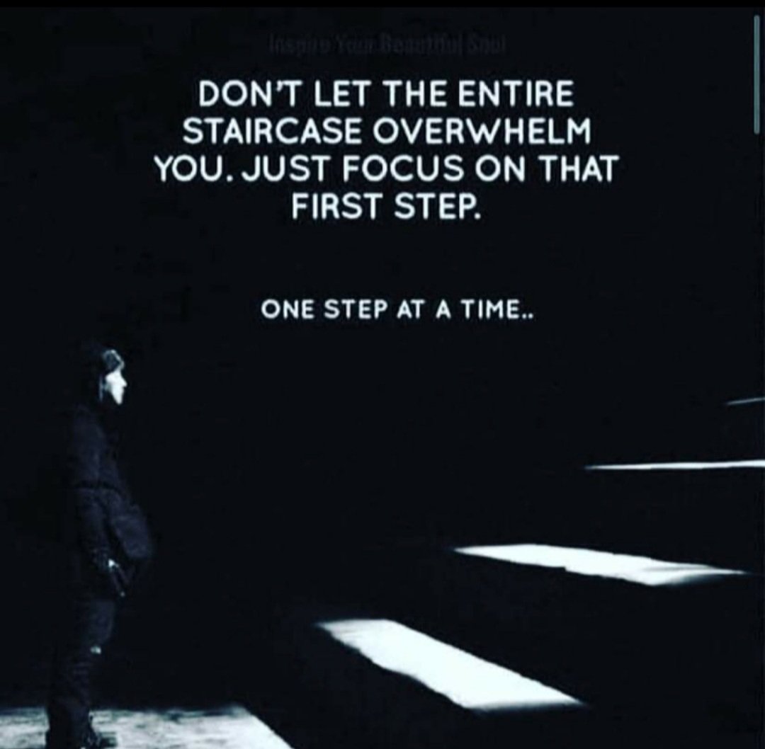 BrainUtah's tweet photo. The concept of neurorehabilitation is pretty daunting. Don't look at the whole process. Good therapists can help you break it down into small, manageable steps. Focus on the step on front of you.

#neurorehabilitation #itsworthit #braininjury #braininjuryawareness #biau https://t.co/O5gPKRnoco