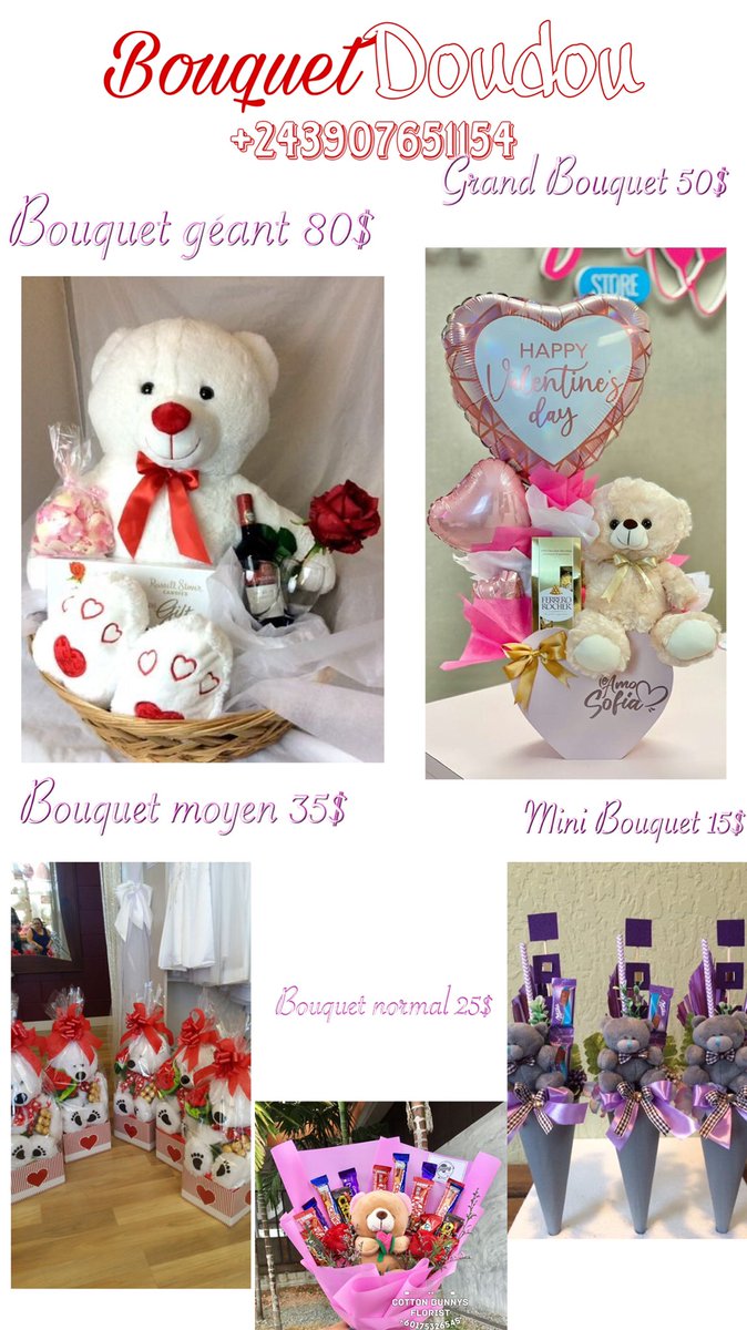 Rachel_Yombi's tweet photo. Kinshsa - Goma 
Idée de cadeau à offrir pour la saint Valentin 
+243907651154
Passer votre commande du 2 au 12 février pour être livré du 13 au 28 février … stock très limité https://t.co/EdvzyzgjFj