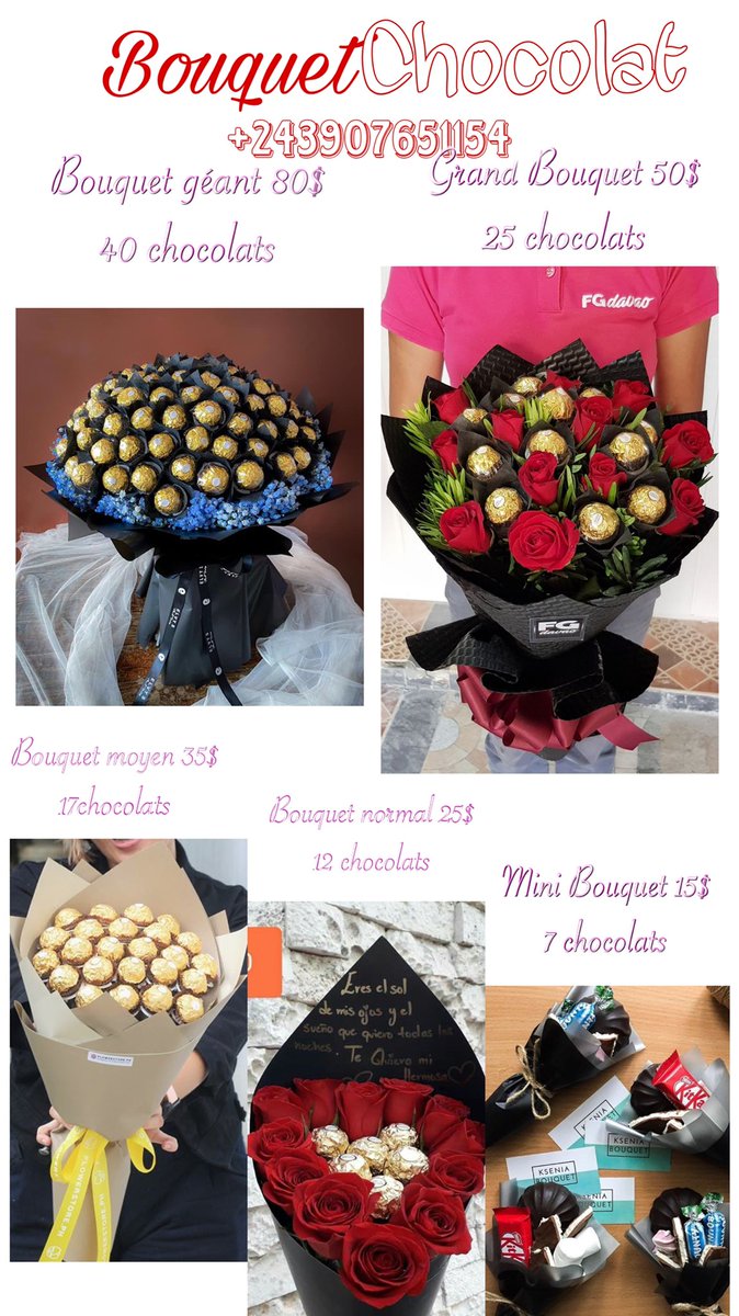 Rachel_Yombi's tweet photo. Kinshsa - Goma 
Idée de cadeau à offrir pour la saint Valentin 
+243907651154
Passer votre commande du 2 au 12 février pour être livré du 13 au 28 février … stock très limité https://t.co/EdvzyzgjFj