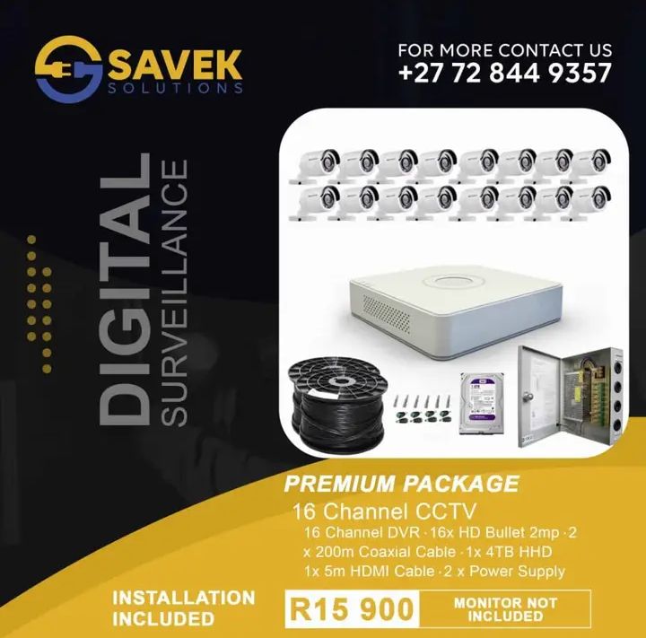 XakaJaykay's tweet photo. CCTV installation and maintenance for household and workplace 

Contact us for free site evaluation 
Call 076 730 6439
        076 859 4954

#Electrician 
#Building 
#Loadshadding 
#COC
#maintaince 
#LED
#development https://t.co/PxGfvNTkmk