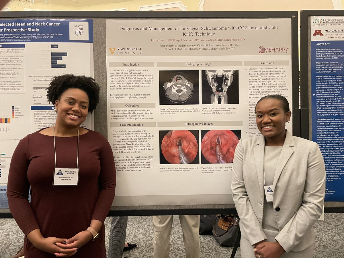 APetersonMed's tweet photo. @Triological did not disappoint! I had such an incredible time and met so many amazing leaders in the field. Iโm so fortunate to be at a program that provides support to residents for these opportunities! @VanderbiltENT @SarahLRohde #sheENT #TRIO2023 https://t.co/kkbwzHt7xM