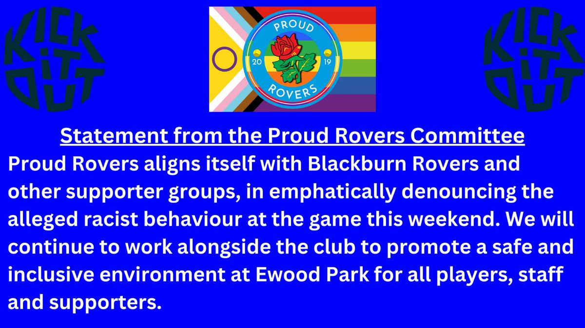Statement from the Proud Rovers committee