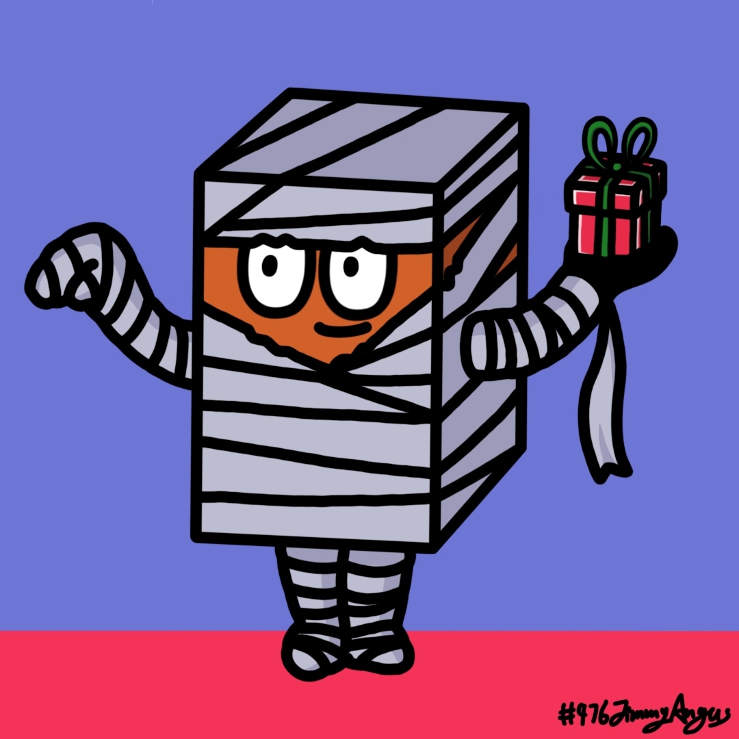 Brick man #476
#designer #brickman #originalcharacter #nft #nftart #nftcommunity #nftartist #nfts #nftcollectors #nftartwork #nftcollectibles #nftdrop #opensea #openseanft #illustration #characterdesign #Halloween #mummy