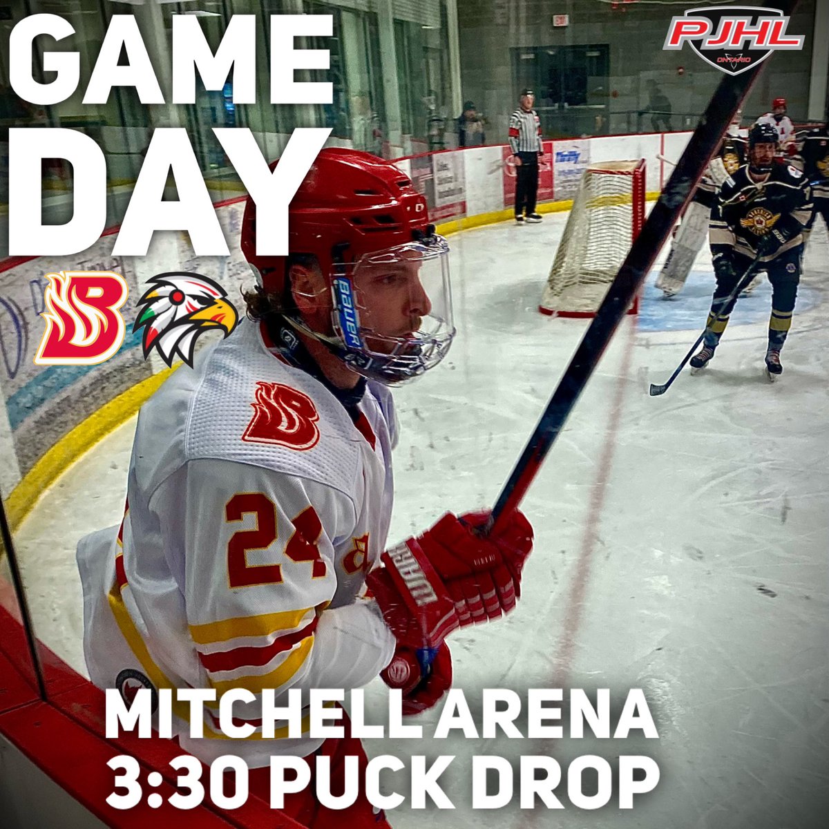 HanoverBarons's tweet photo. Big game for the Standings!
๐: @MitchellHawks
๐: 3:30 PM
๐: Mitchell Arena
#๏ธโฃ: #GoBaronsGo | #HANvsMIT https://t.co/s9Q2CxGzQR