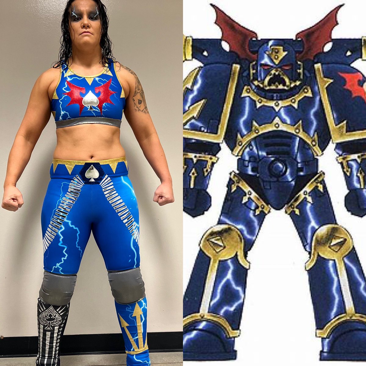 QoSBaszler's tweet photo. “It is better, by far, to be an object of fear than of respect. For one is a truth of the soul &amp; the other an illusion of the mind.” — Konrad Curze, Night Haunter #warhammer40k #NightLords #Shayna4Warhammer #RoyalRumble @warhammer https://t.co/L5o6wOM2d8