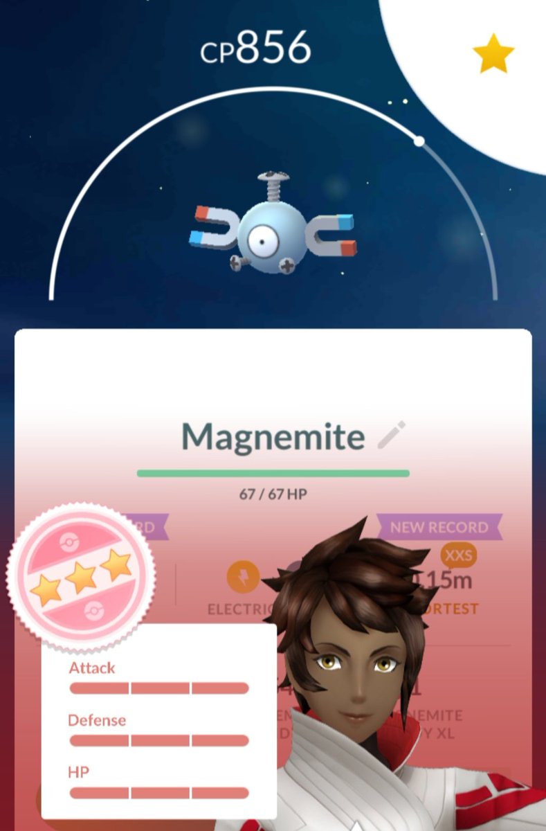 Tiny perfect Magnemite 😊
#Pokemon #PokemonGO