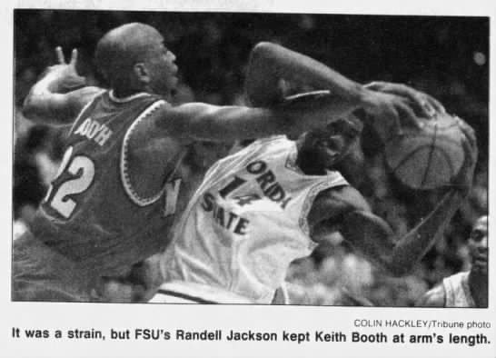 On this day 26 years ago, Florida State men’s basketball topped No. 5 Maryland, 74-70. Kerry Thompson’s 3-pointer with just over a minute left put the Seminoles ahead for good. Randell Jackson led FSU with 20 points and nine rebounds. Ron Hale added 17 points.