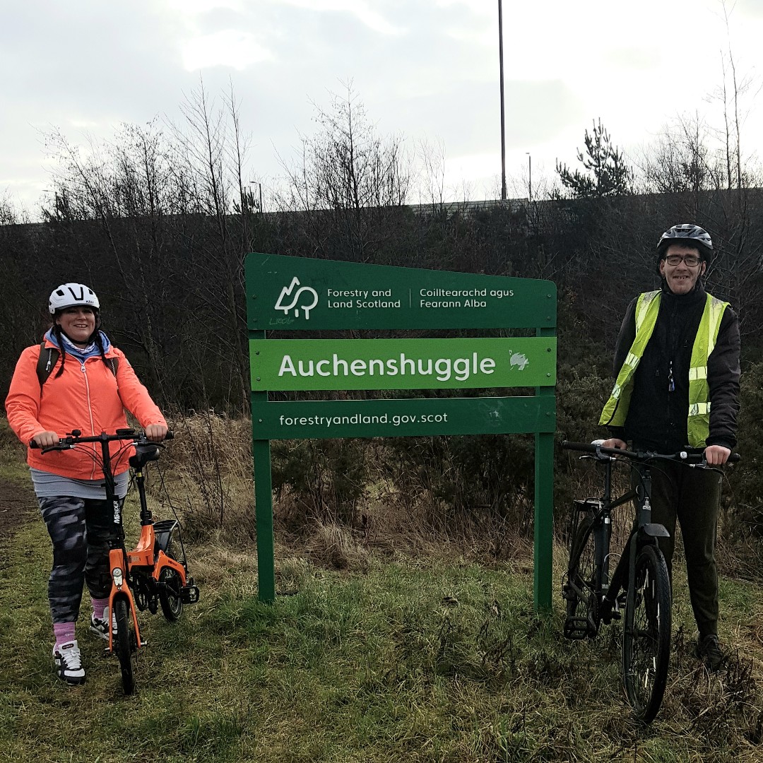 CamGlenBikeTown's tweet photo. Today's #GuidedRide was a wee 7-mile round trip to the wonderfully-named #Auchenshuggle Woods. π
Want to cycle more but not sure where to go or how to get there? Get in touch!
The rides are suitable for all abilities and are guaranteed to help boost your cycle confidence! πͺ https://t.co/izwzdq4CSh