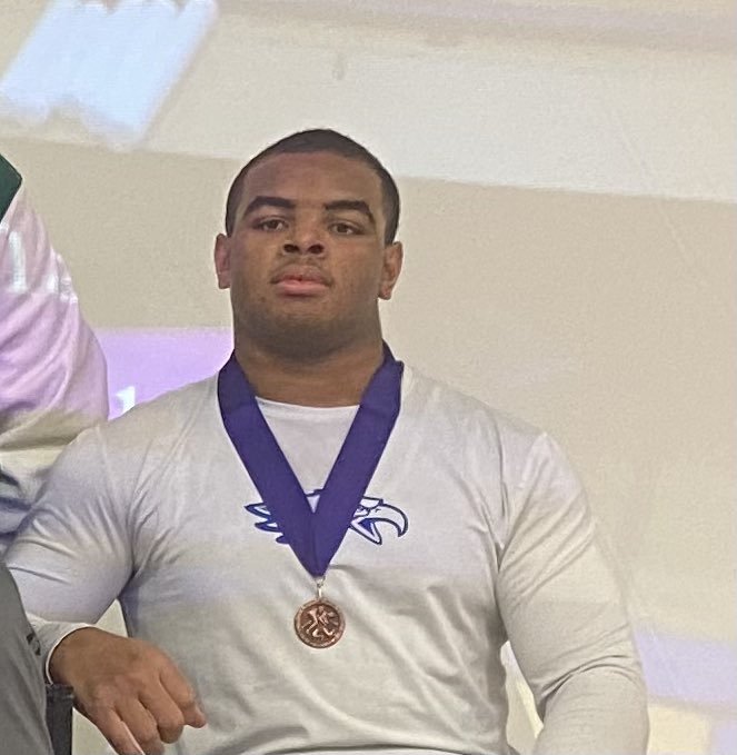 2 Champions at the Eaton Invitational for the Eagle Wrestlers!!

Ronald Johnson 1st place 120lbs
Jeffery Blair 1st place 285lbs
Mishaun Stevens 6th place 215lbs
<a href="/CJEaglesSports/">CJ Athletic Office</a> <a href="/cjeagles/">Chaminade Julienne Catholic High School</a>