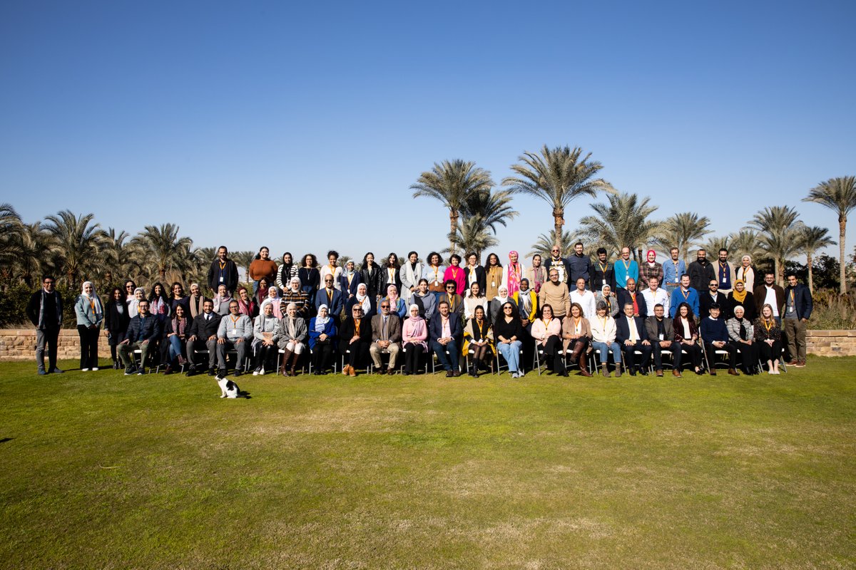 JPAL_MENA's tweet photo. (1/2) From January 16 - 18 J-PAL MENA @AUC hosted its first Evaluating Social Programs course under the umbrella of #EgyptImpactLab & in collaboration with @mpedegypt. A big thank you to our government partners @msmedaeg @MOSS and @ncwegypt that have participated in the course. https://t.co/AU1LqZSeeR