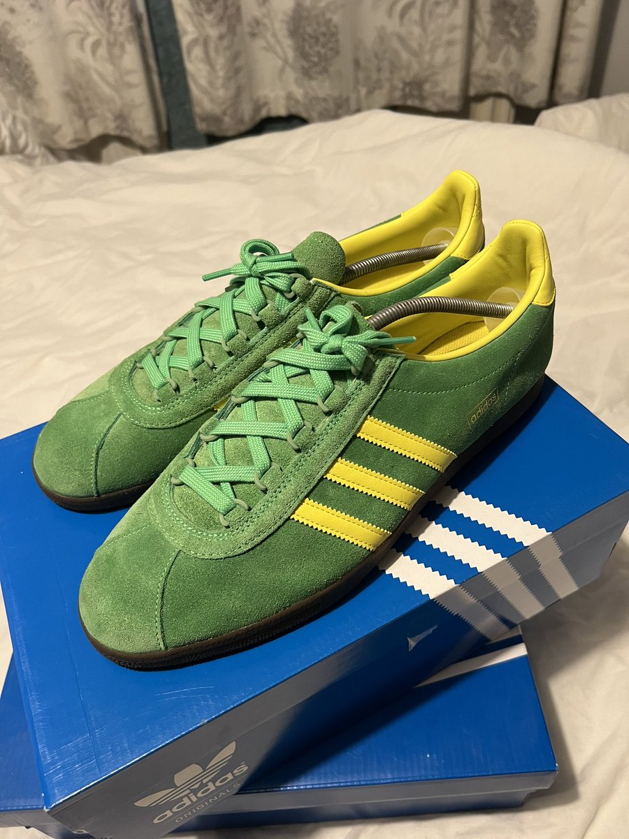 Alex_Angell_15's tweet photo. @adiFamily_ Adidas Trimm Master Size 12 Worn but great condition. £85 TYD (F+F) +4% G+S https://t.co/kj4k85AXL4