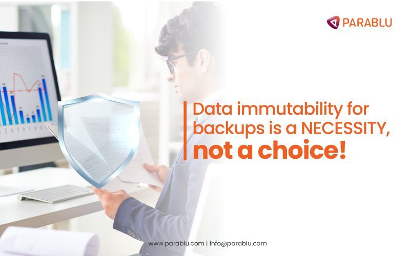 ParabluInc's tweet photo. Understand #dataimmutability and why it is critical to every #backup strategy! Read our blog post - https://t.co/aauHuaxQrz
#datasecurity #dataresiliency #ransomware #BluVault https://t.co/6EDtI5FEAS