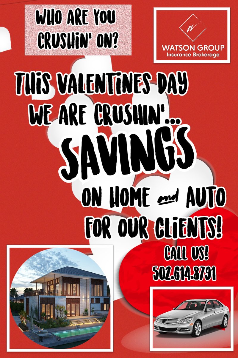 WatsonGroupUSA's tweet photo. Let US save YOU money on YOUR home &amp; auto coverage! #watsongroupusa #wewentwithwatson https://t.co/u4gA1Zarv3