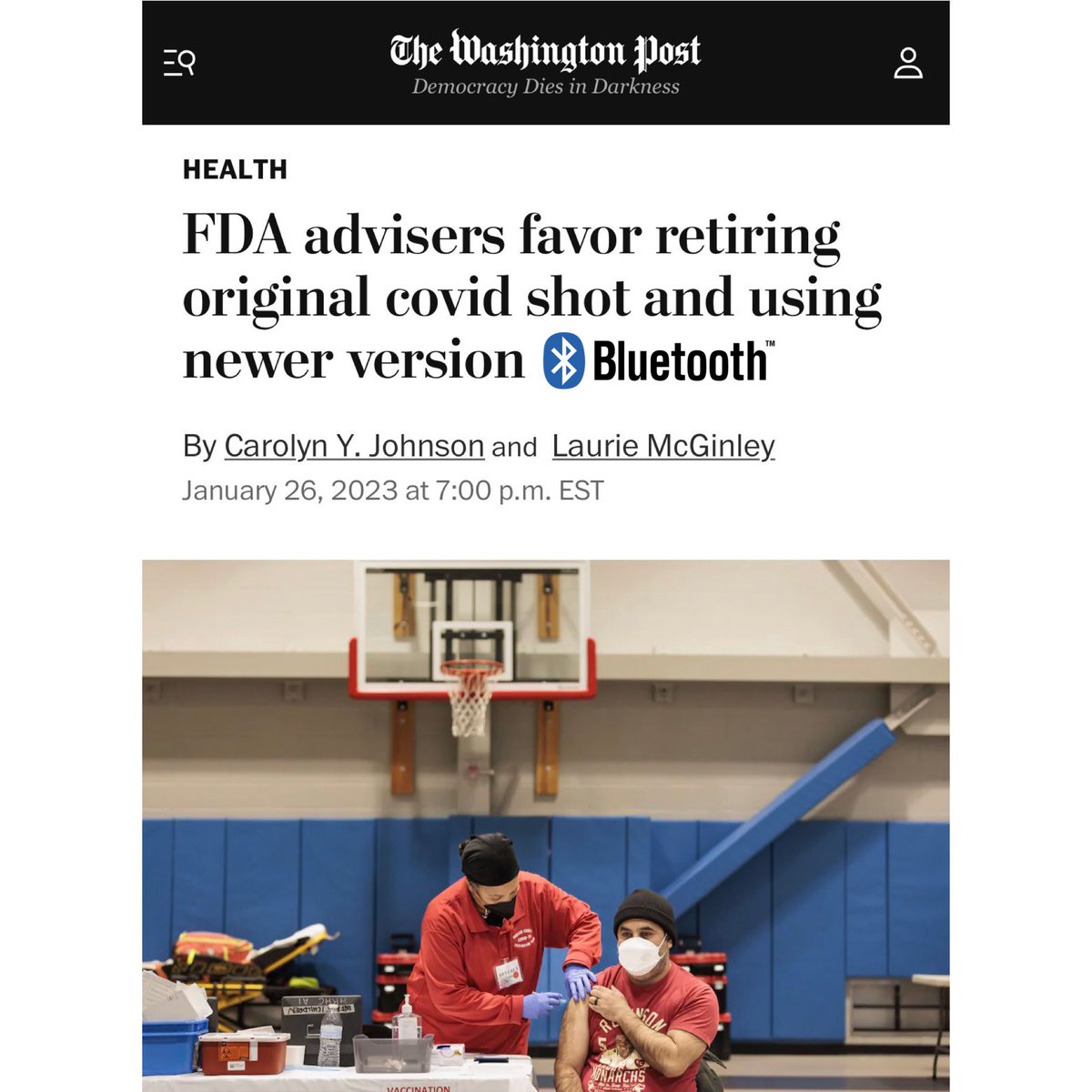 stockfighter2's tweet photo. So does the new version of the jab have apple car play and does this version of the shot connect to the blue street lights ? ๐๐๐๐๐ #cooked #vaccinegenocide #vaccine #VaccineSideEffects #vaccinefilesreopened #DiedSuddenlyVaccine #bluetooth https://t.co/4vVTOkegOb