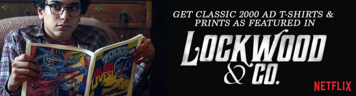Just binge watched the Netflix series Lockwood and Co. Absolutely enjoyed the show and thought it was especially cool that there were multiple references to <a href="/2000AD/">2000 AD Comics</a> through very clever product placement.
