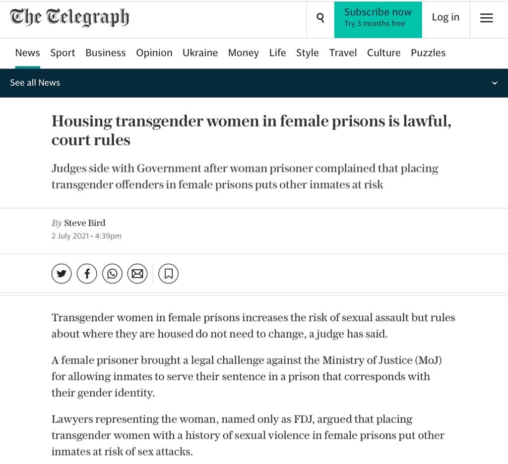 @ROBERTLIDDELL3 Maybe they can explain how transmen were in women's prisons, Ukwide, well before the GRR was passed and blocked.