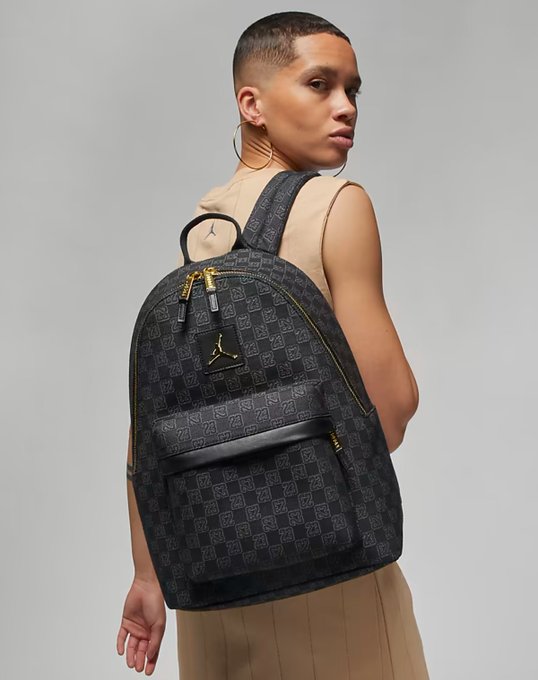SOLELINKS on Twitter "Ad Jordan Monogram Backpack 'Black/Gold