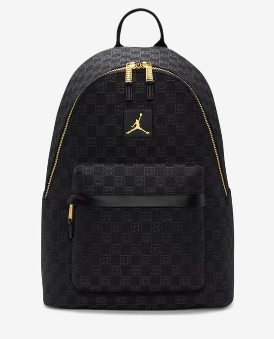 SOLELINKS on Twitter "Ad Jordan Monogram Backpack 'Black/Gold