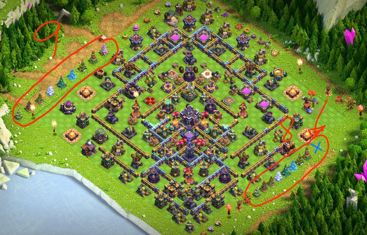 Los dos obstáculos que he movido con la pala y sus nuevas características han desaparecido, me falta un árbol de navidad, el otro no recuerdo que era, ¿os faltan a vosotros? 😡😡😭😭😭😭