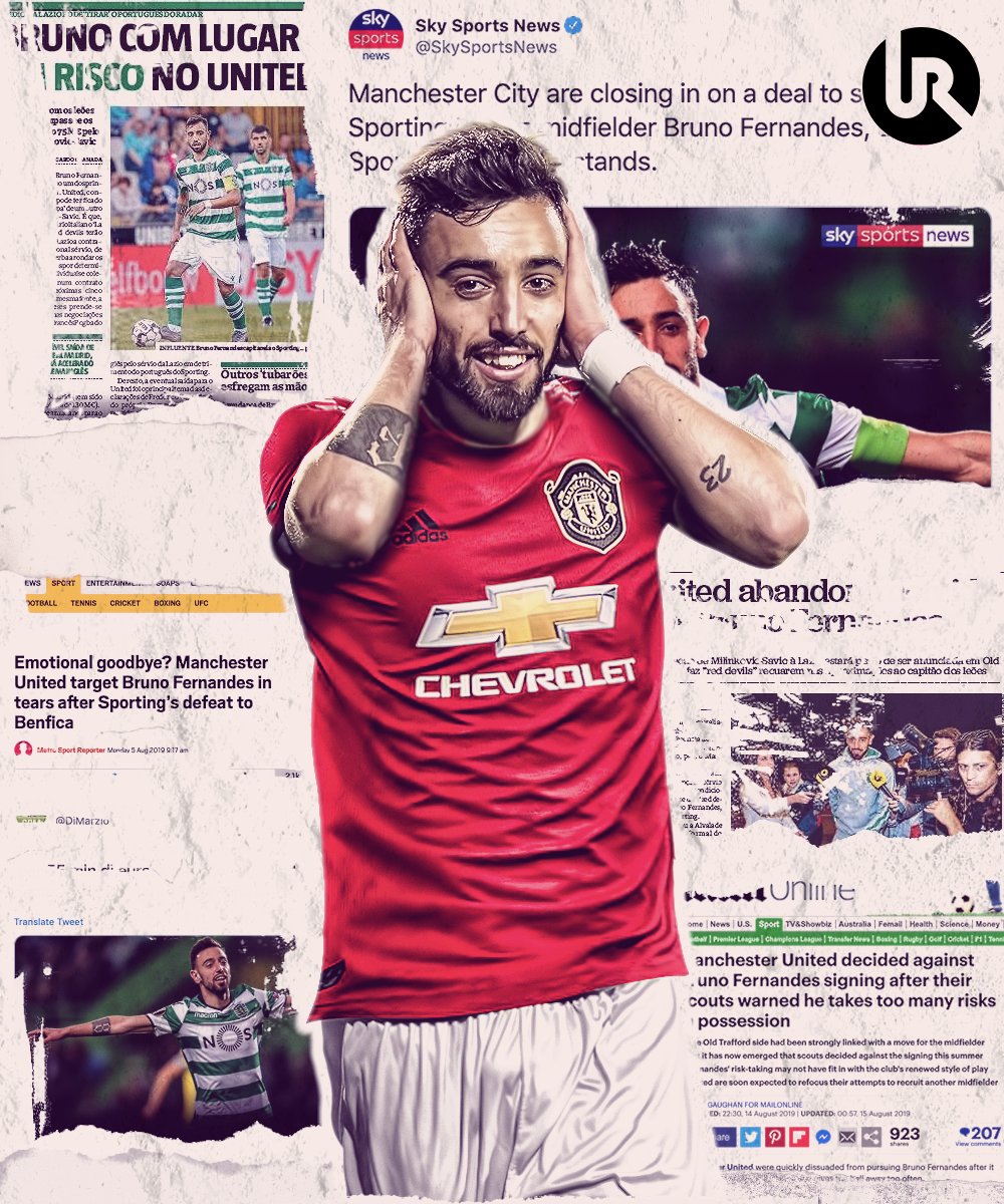 Three years ago today, Manchester United agreed a deal to sign Bruno Fernandes from Sporting ✍️🇵🇹