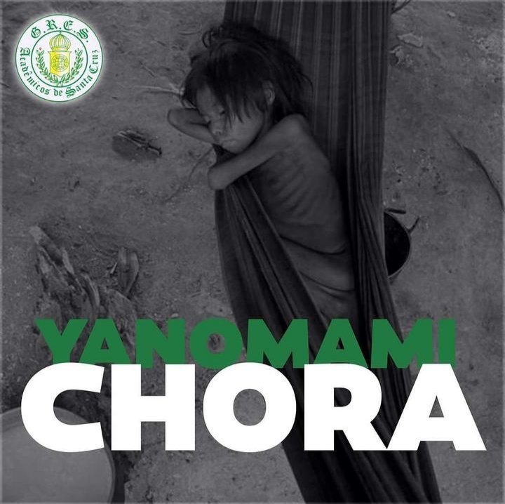 PelaTorcida's tweet photo. @GuajajaraSonia @LulaOficial 2023 o GRES Acadêmicos de Santa Cruz vai levar para a avenida. A força dos yanomami @RedeProYY @Dario_Kopenawa @JYanomami @mesuzany https://t.co/wg6lH7FnT8