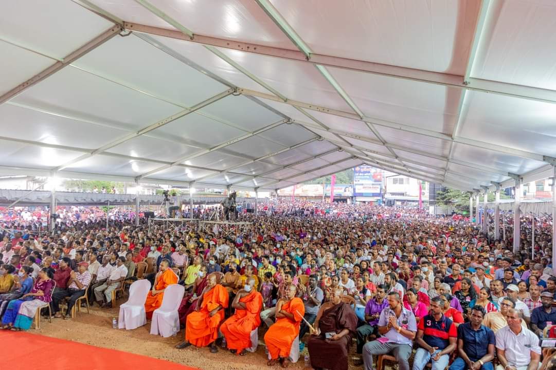 There is reason why few keyboard heros on twitter are paniced about #NPP 😊
Today Minuwangoda #CA