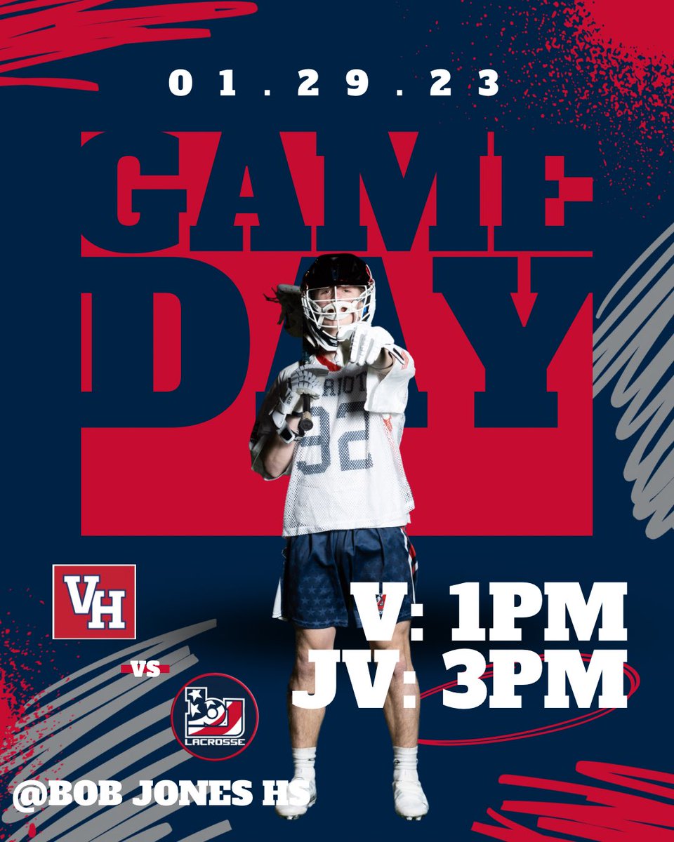 Rainy Day Home Opener! Excited to host <a href="/vhlacrosse/">Vestavia Hills Lacrosse</a> - let’s go boys! 🥍🥍

<a href="/BobJonesHigh/">Bob Jones Patriots</a> #lacrosse #GameDay #lax4life