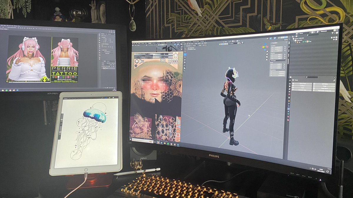 invasionsims's tweet image. It’s not about having multiple projects on the go 🫣😂
#Creative #chaos #creativemess