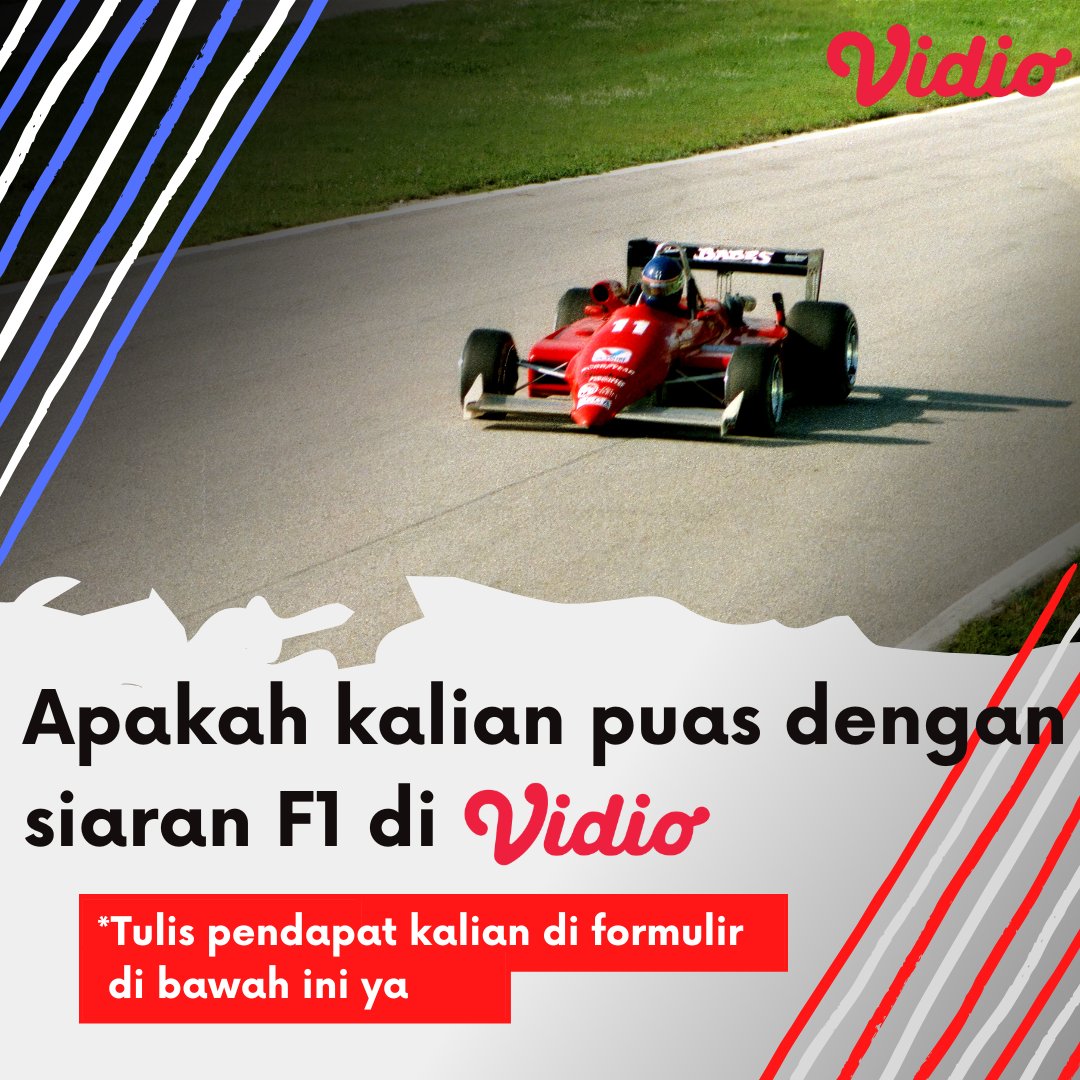 InaRaceInfo1's tweet photo. Guys teman kita dari universitas gunadarma sedang membutuhkan responden untuk penelitannya nih

Dengan judul "Pengaruh program formula 1 terhadap kepuasan menonton di vidio"

Kalau kalian berminat untuk mengisi kuesionernya bisa klik link dibawah ini.
https://t.co/Fnj7w31j0L https://t.co/iqLL1B8NK2