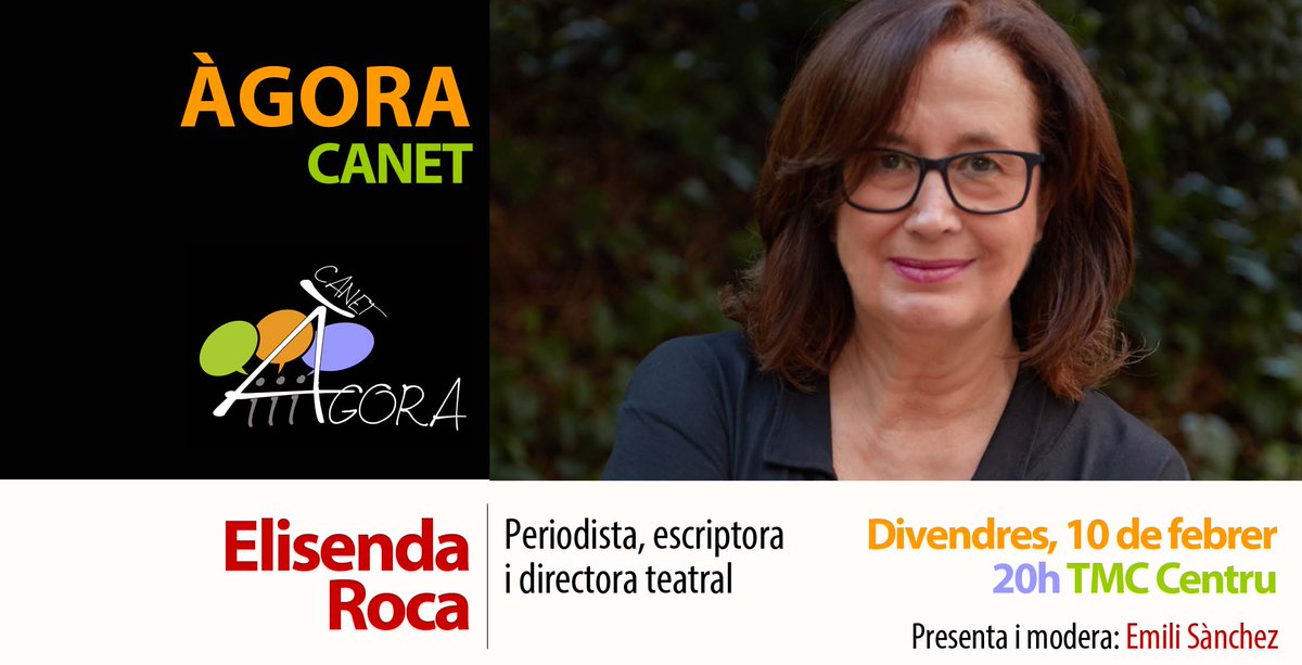 Agora_canet's tweet photo. Proper convidada Àgora Canet - 10 de febrer de 2023 - #TMC_ElCentru  @elisendastone@ajcanetdemar @radiocanetdemar @RadioArenysMunt @radioarenys @RadioCalellaTV @RadioPinedaFM @RadioTordera @mataroradio @MataroNoticies @totmataro https://t.co/k5TCjLdjMG