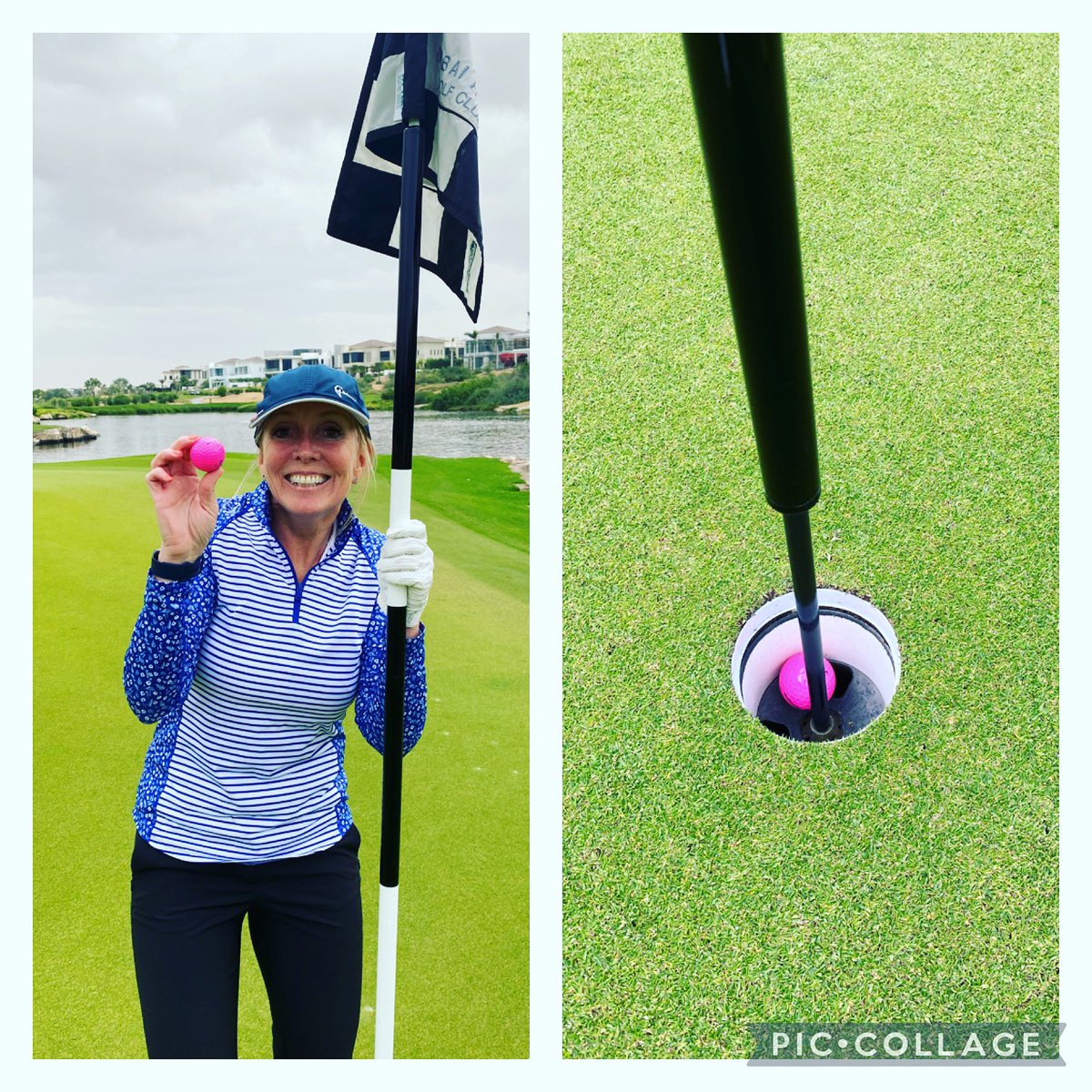 I started golf 2 years ago and it’s been an up and down learning experience 🙄 and then this happened at Dubai Hills 9th hole……..a hole in one 😳Amazing feeling - so lucky 😍<a href="/EGFuaegolf/">Emirates Golf Fed.</a>
