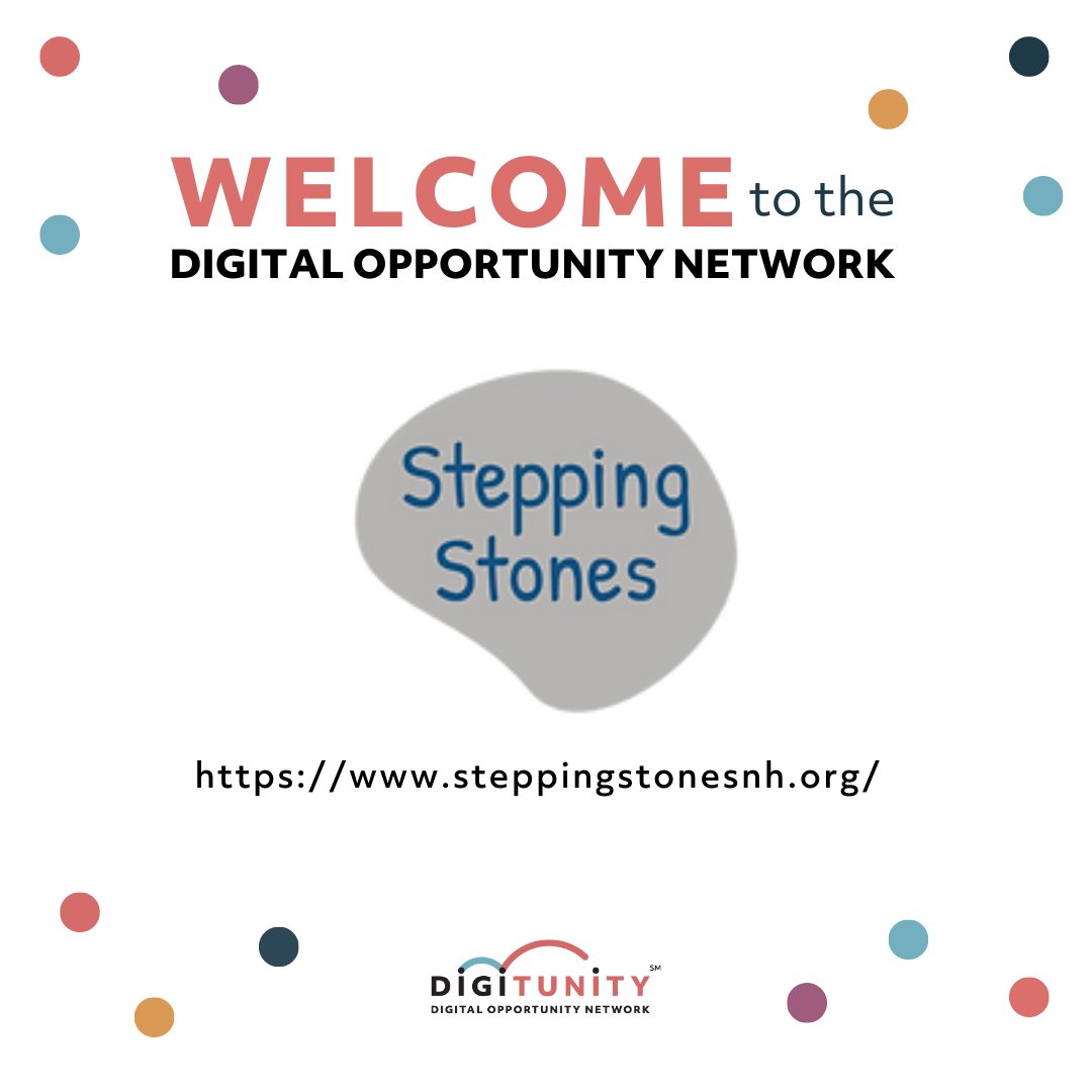 digitunity's tweet image. Digitunity welcomes Stepping Stones to our Digital Opportunity Network. Learn more about our Digital Opportunity Network at digitunity.org/get-involved/d….

#NonProfitNetwork #YouthSupport #BridgeDigitalDivide