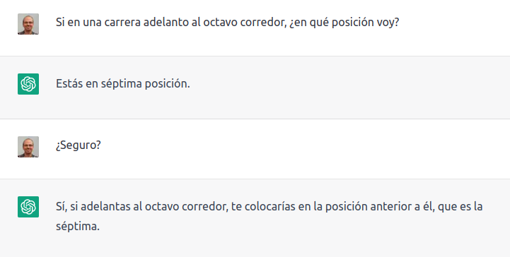 Parece que #ChatGPT tiene algunos problemas con ciertas preguntas de lógica.