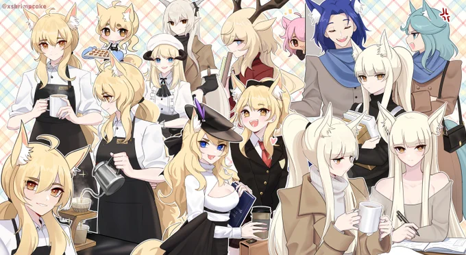Kazimierz College/CoffeeShop AU #アークナイツ  #Arknights #明日方舟 