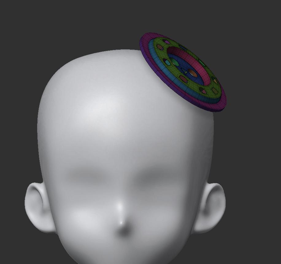 compon's tweet image. 投影でIMMの後付けパーツを曲面にフィットさせるって手もあるんか