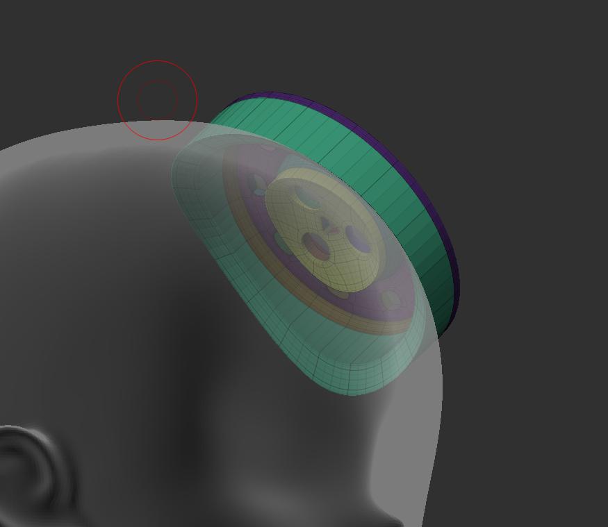 compon's tweet image. 投影でIMMの後付けパーツを曲面にフィットさせるって手もあるんか