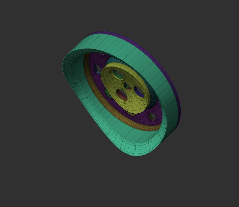 compon's tweet image. 投影でIMMの後付けパーツを曲面にフィットさせるって手もあるんか