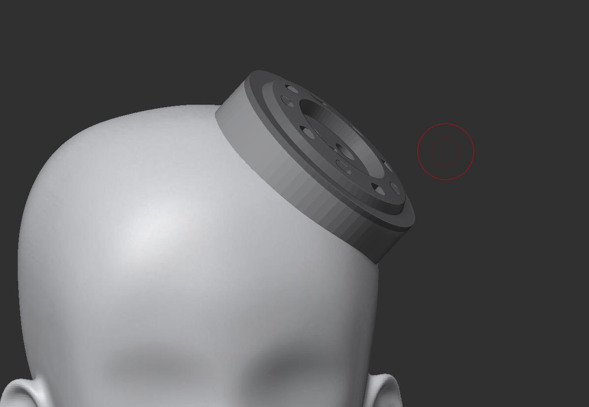 compon's tweet image. 投影でIMMの後付けパーツを曲面にフィットさせるって手もあるんか