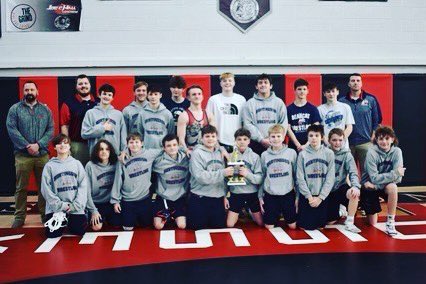 Jr. High wins the Tussey Mountain Duals going 5-0.