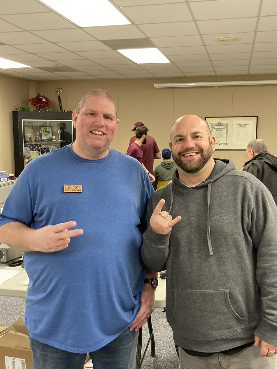 Thanks for stopping by my local ham radio club’s Winter Field Day yesterday <a href="/k8mrd/">Mike K8MRD</a>. It was nice meeting you!