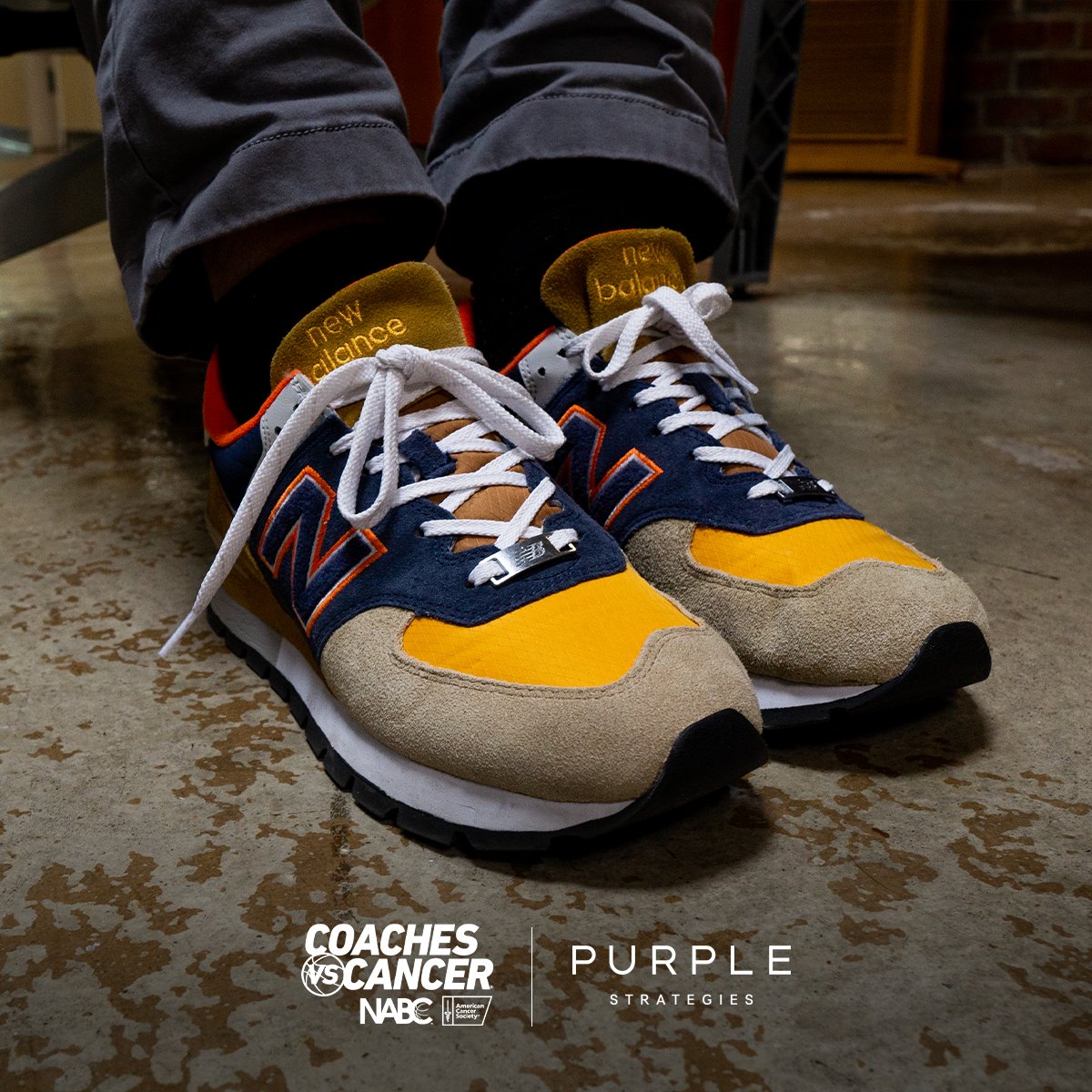 Our Purple team is proud to #SuitUp, cheer on and partner with Coach English and <a href="/MasonMBB/">George Mason Men's Basketball</a> for their <a href="/CoachesvsCancer/">Coaches vs. Cancer</a> #SuitsAndSneakers week game today to raise awareness for the critical importance of cancer screenings.

#SetTheScreen
Learn more at coaches.cancer.org
