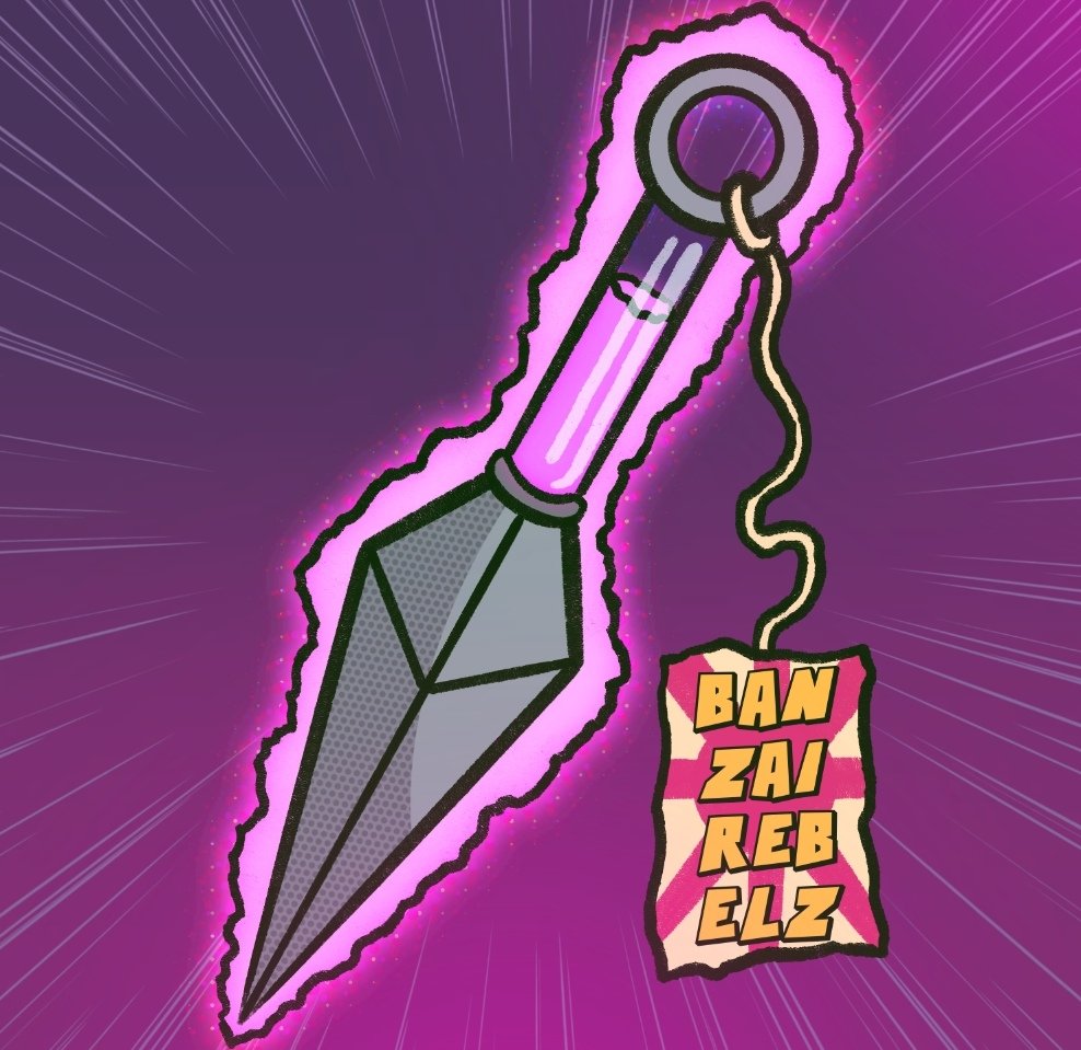 Once a rebel, always a rebel!! <a href="/BanzaiRebelz/">Banzai Rebelz</a> dropped me a Kunai and I'm forever honored by their trust and confidence. There's no stopping the rebellion now!
 
B A N Z A I!

#CardanoADA #CNFTCommunity