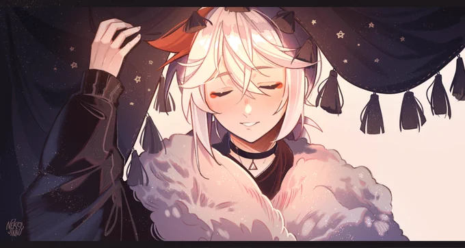 like snow at the beach, weird but fucking beautiful#原神 #GenshinImpact #Kazuha 
