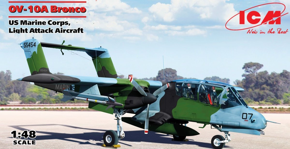 HobbyZERO1's tweet photo. ICM Announces USMC OV-10A Bronco 1:48
#ICM #148scale #OV10A #Bronco #USMC
https://t.co/N7A1UsQJVJ https://t.co/vkIzFg64bM