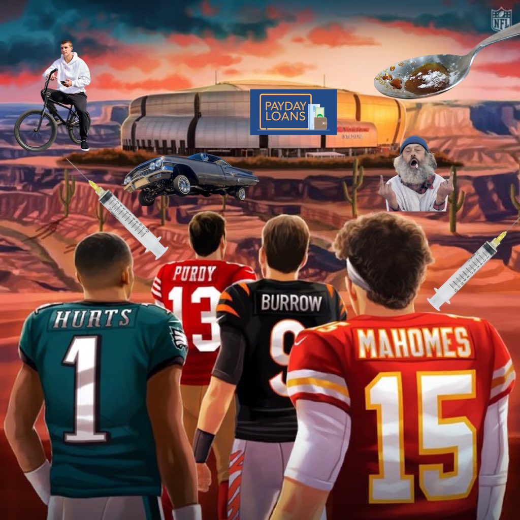 ClueHeywood's tweet photo. Sick of the NFL using this graphic of the stadium in the Grand Canyon so I decided to Glendale it up a bit https://t.co/PXI8A0Gnwx