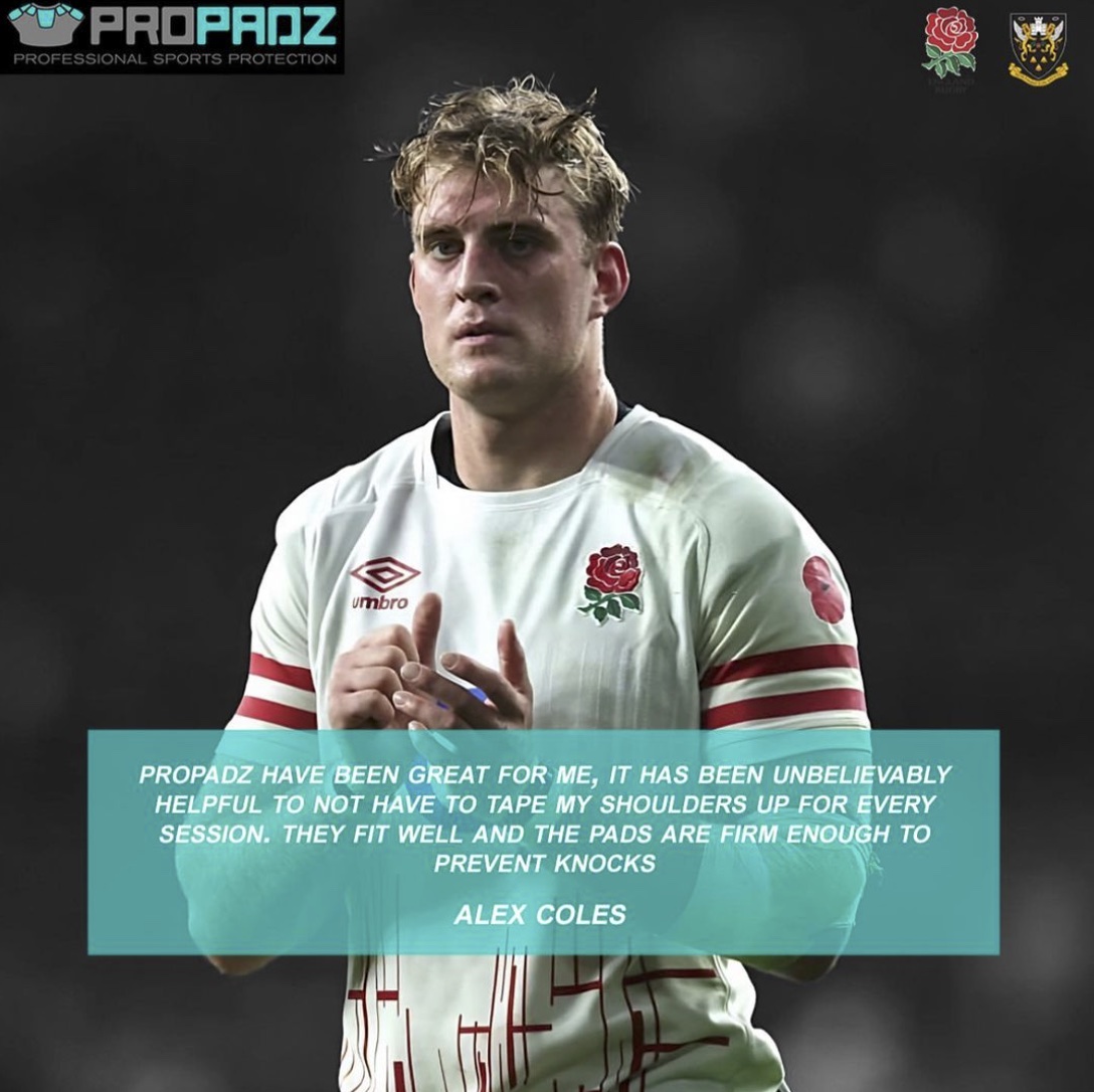 Here is the first in our series of player reviews.

<a href="/ajccoles/">Alex Coles</a> has been flying this year getting his first English cap. We’re delighted to see him using PROPADZ.

Tune in over the next two weeks to see why pro players love PROPADZ.

#breatheasyplaysafe