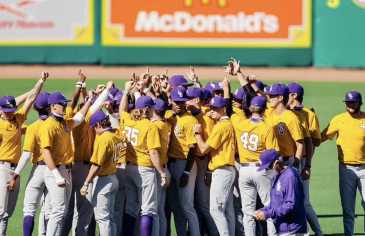 bigdonkey47's tweet photo. Actress Margot Robbie reveals in a new interview that her favorite team this season is LSU.

“I love LSU. I believe they are one of the most stacked teams in college baseball and I believe they will be in Omaha in 2023." https://t.co/DeJk4qI4fD