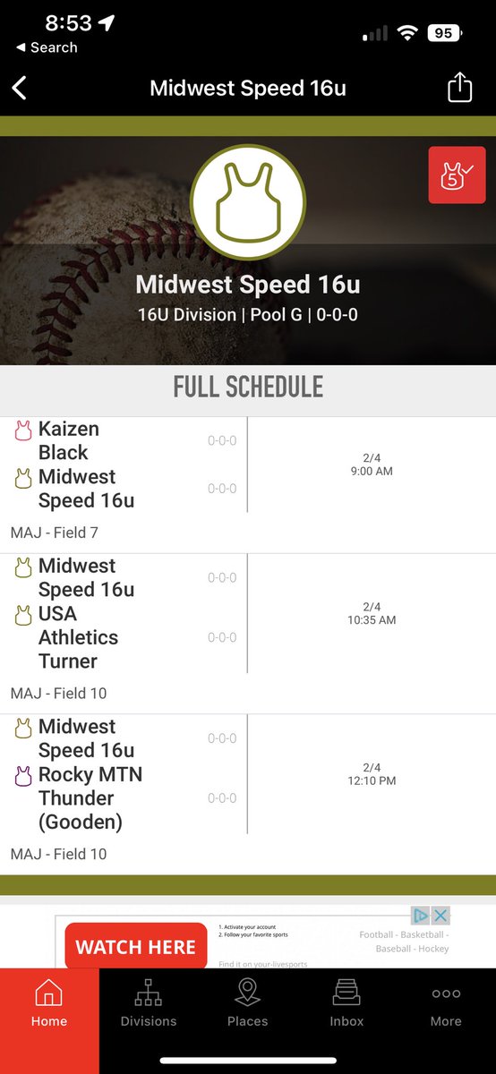 Midwest Speed 18U National Hall tweet media