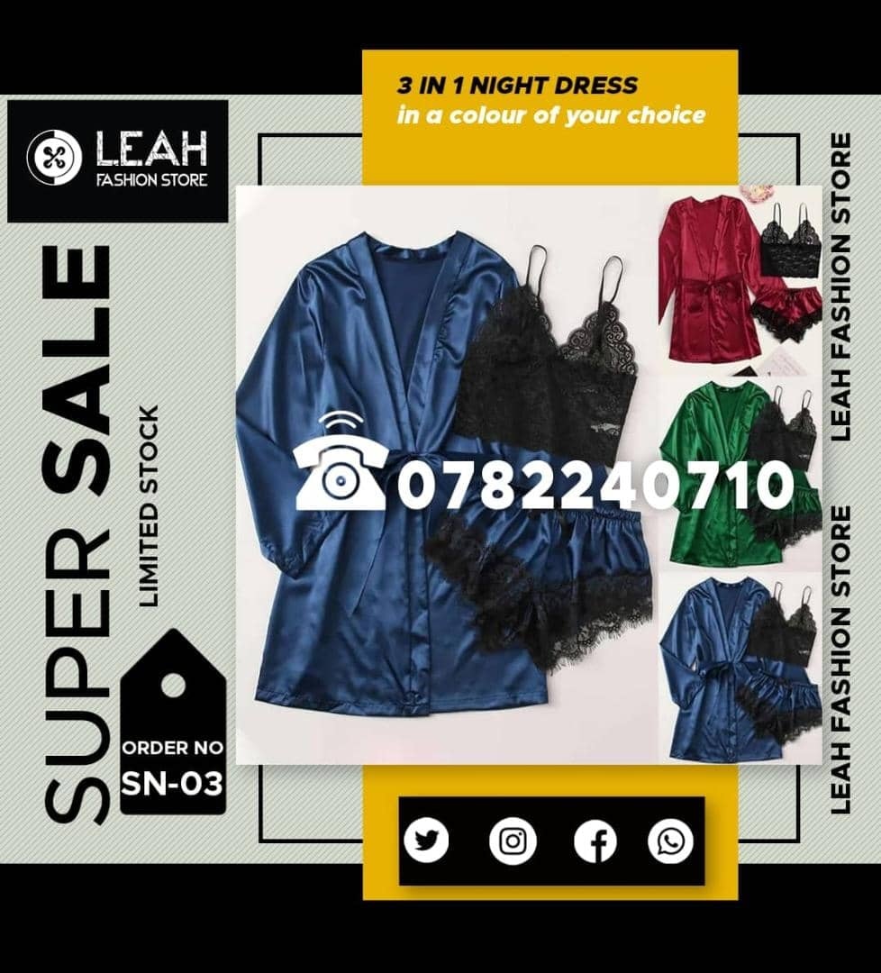 leah_store's tweet photo. How are you sleeping tonight? 
Here is how you can 🥰
Call or WhatsApp on 0782240710 
#LeahFashionStore #nightdress https://t.co/TKaYTvIgwl