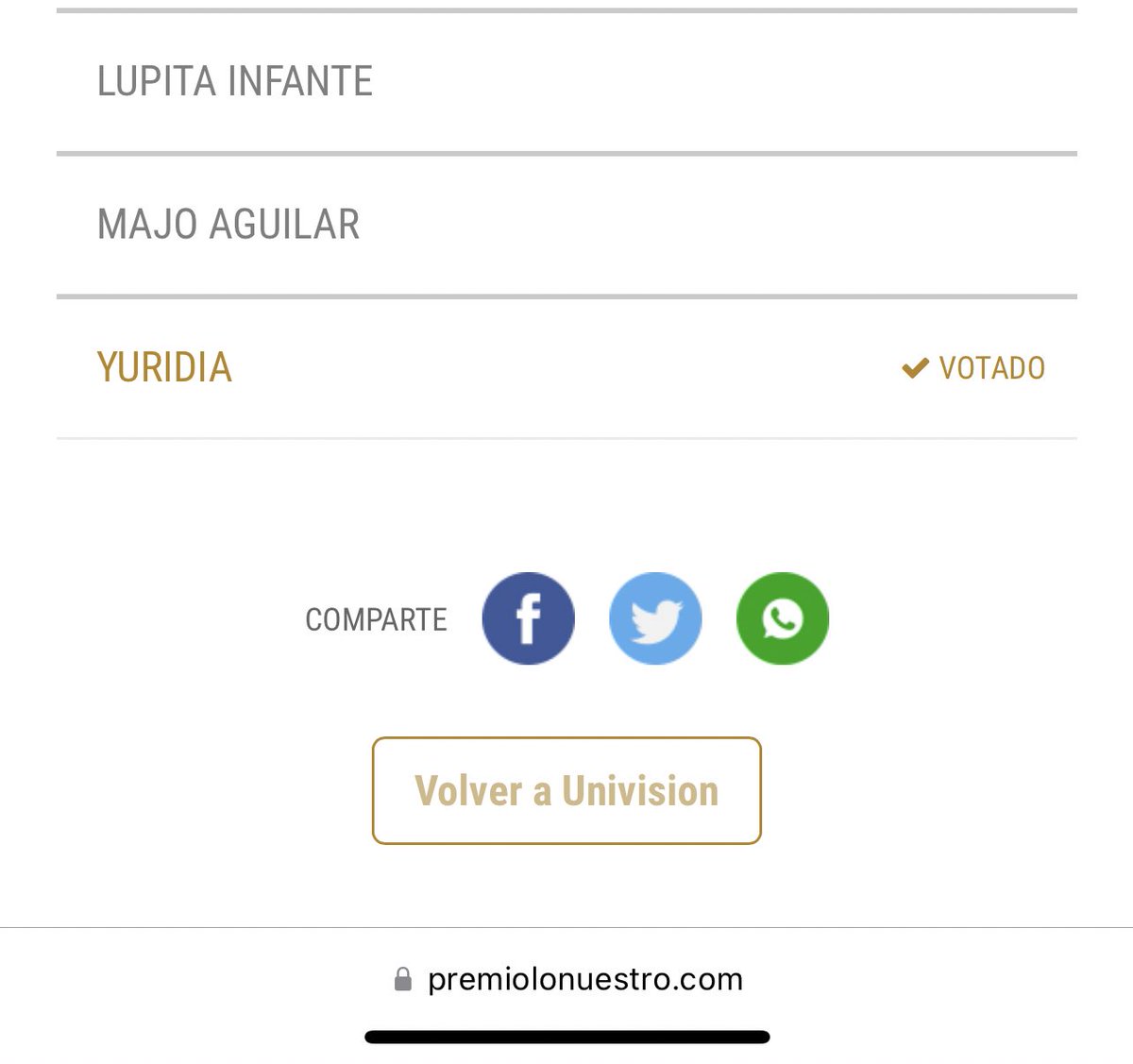 Mar1HaAsh's tweet image. Yo soy HaAshFan y vote por Yuridia en donde estaba nominada, porque me late su trabajo pero también porque se hizo hermanita de las jach, y me encantó su química en La Voz!!! Creo que los #HaAshFans harán eso mismo.